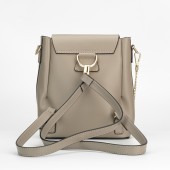 Rucsac dama piele naturala DiAmanti Catania Taupe Deschis